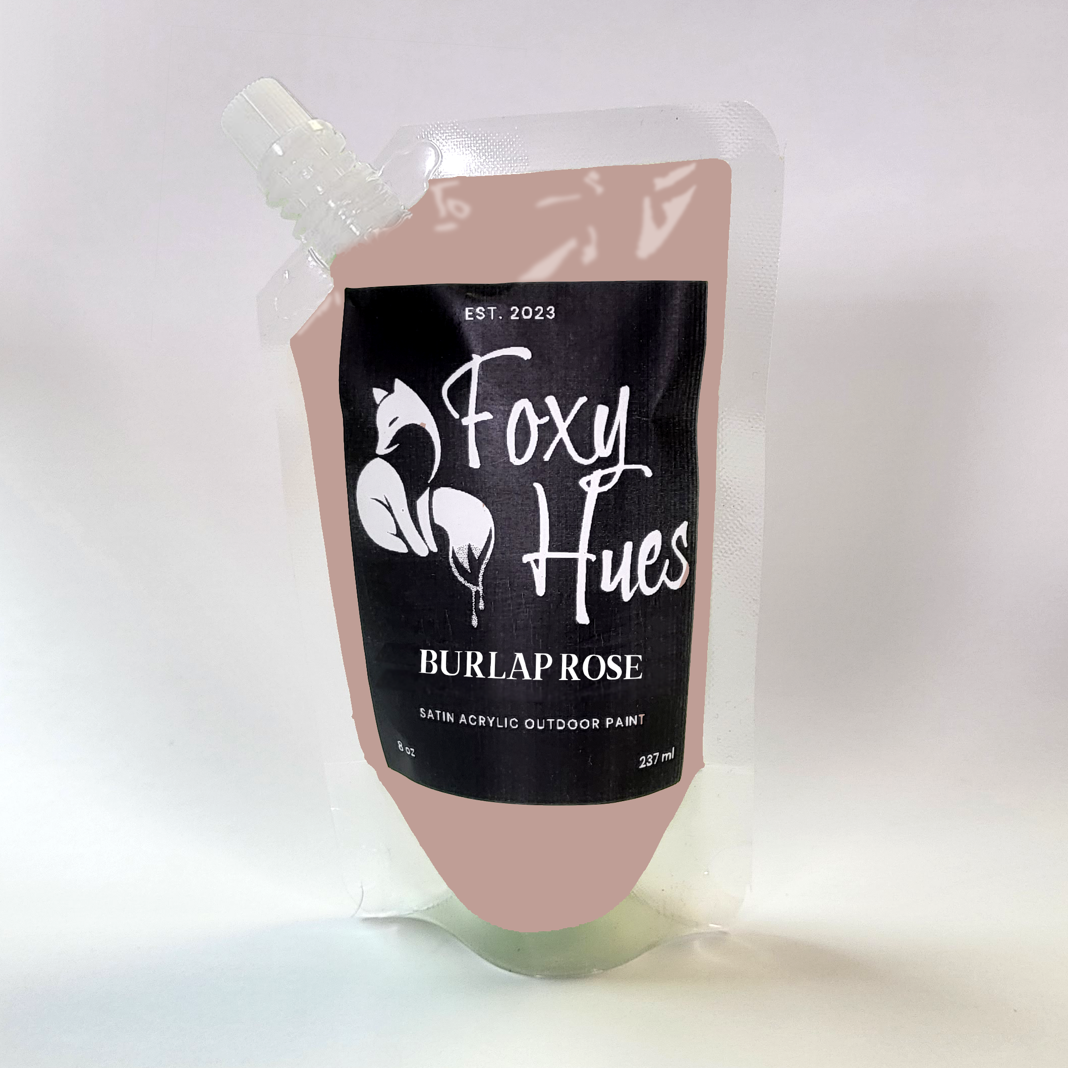 Burlap Rose - Foxy Hues | Satin Acrylic outdoor Paint