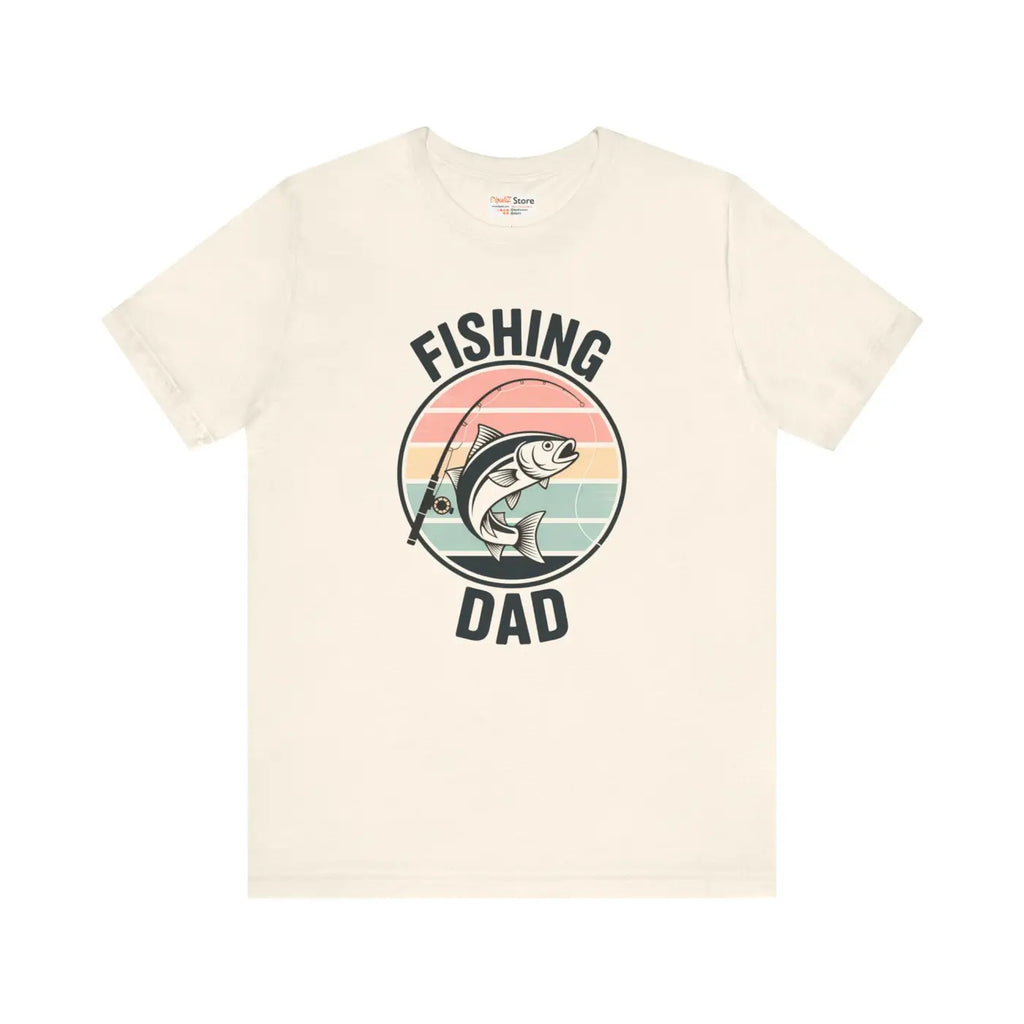 Fishing Dad Short Sleeve Tee - Cotton Outdoor Gear - Dipaliz