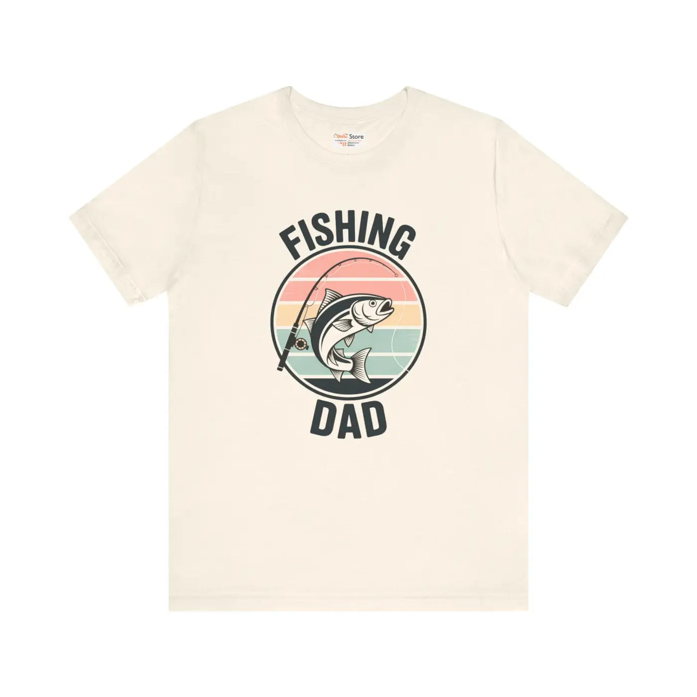 Fishing Dad Short Sleeve Tee - Cotton Outdoor Gear - Dipaliz