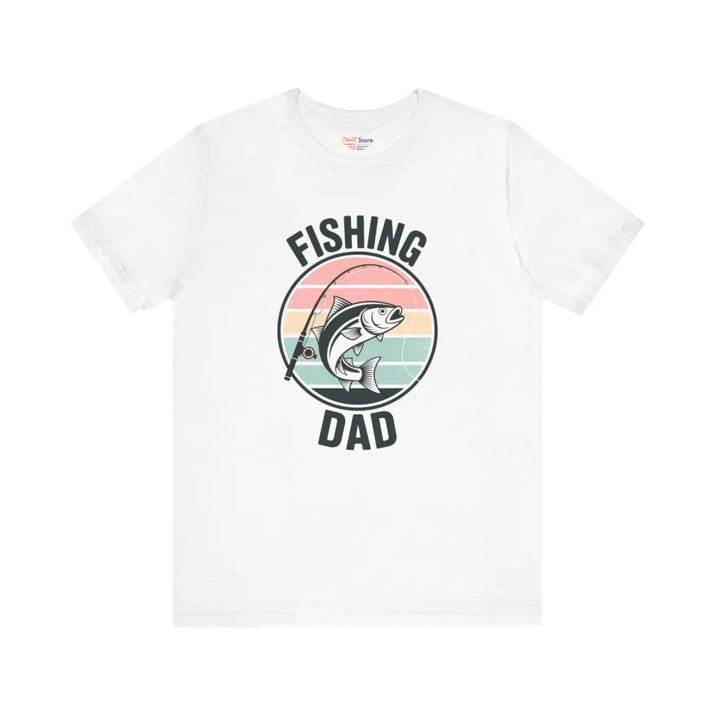 Fishing Dad Short Sleeve Tee - Cotton Outdoor Gear - Dipaliz